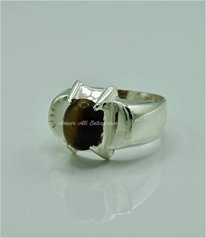 AAE 6867 Chandi Ring 925, Stone: Tiger's Eye