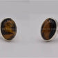 Silver Couple Rings: Pair 15, Stone: Tiger`s Eye - AmeerAliEnterprises