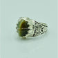 AAE 6550 Chandi Ring 925, Stone: Cat's Eye