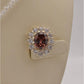 AAE 2499 Chandi Set 925, Stone: Zircon - AmeerAliEnterprises