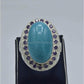 AAE 5851 Chandi Ring 925, Stone: Feroza - AmeerAliEnterprises