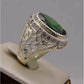 AAE 7523 Chandi Ring 925, Stone: Zircon - AmeerAliEnterprises