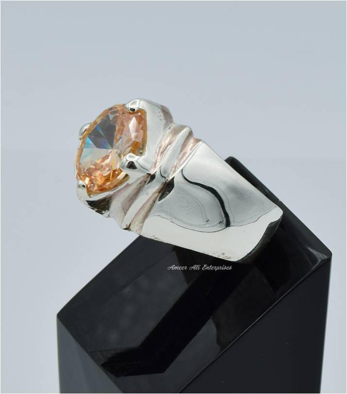 AAE 6600 Chandi Ring 925, Stone: Zircon