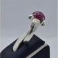 AAE 5807 Chandi Ring 925, Stone Ruby - AmeerAliEnterprises