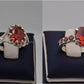 Silver Couple Rings: Pair 113,  Stone: Zircon - AmeerAliEnterprises