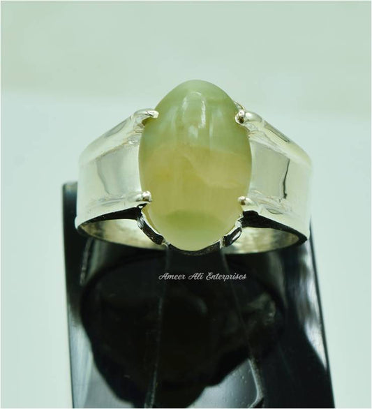 AAE 6551 Chandi Ring 925, Stone: Cat's Eye