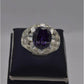 AAE 2244 Chandi Ring 925, Stone: Zircon - AmeerAliEnterprises