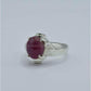 AAE 5807 Chandi Ring 925, Stone Ruby - AmeerAliEnterprises