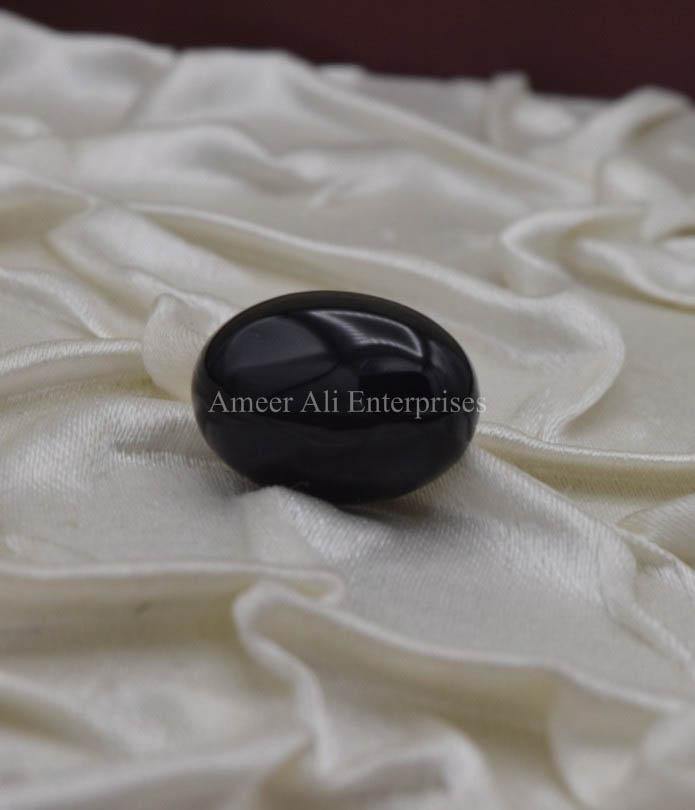 AAE 1385 Black Aqeeq Stone - AmeerAliEnterprises