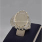AAE 2222 Chandi Ring 925, Stone: Dur e Najaf - AmeerAliEnterprises