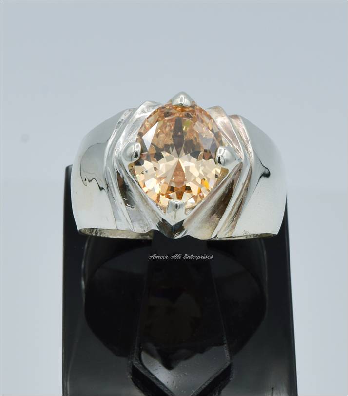 AAE 6600 Chandi Ring 925, Stone: Zircon