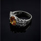 AAE 6117 Chandi Ring 925, Stone: Zircon - AmeerAliEnterprises