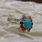 AAE 0519 Chandi Ring 925, Stone: Navratan (Nine Original Stones) - AmeerAliEnterprises