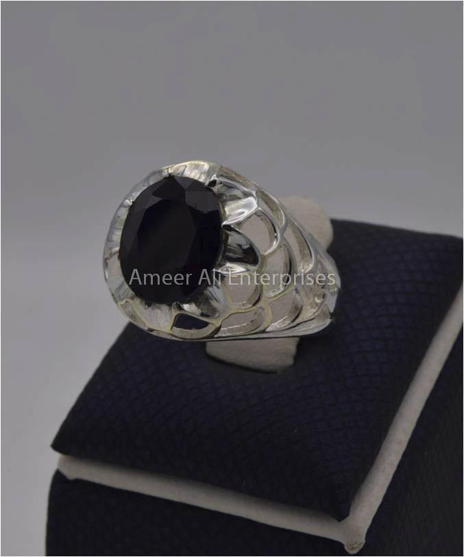 AAE 2245 Chandi Ring 925, Stone: Zircon - AmeerAliEnterprises