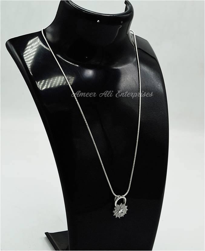 AAE 6205 Chandi Pendant 925, Stone: Zircon - AmeerAliEnterprises