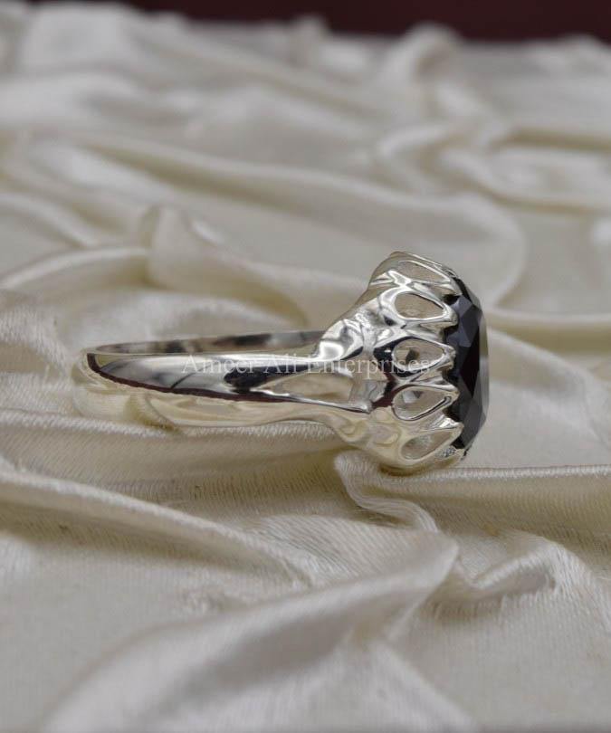 AAE 0305 Chandi Ring 925, Stone: Zircon - AmeerAliEnterprises