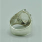 AAE 6868 Chandi Ring 925, Stone: Dur e Najaf
