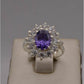 AAE 2411 Chandi Ring 925, Stone: Zircon - AmeerAliEnterprises