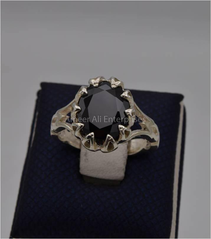 AAE 5633 Chandi Ring 925, Stone: Zircon - AmeerAliEnterprises