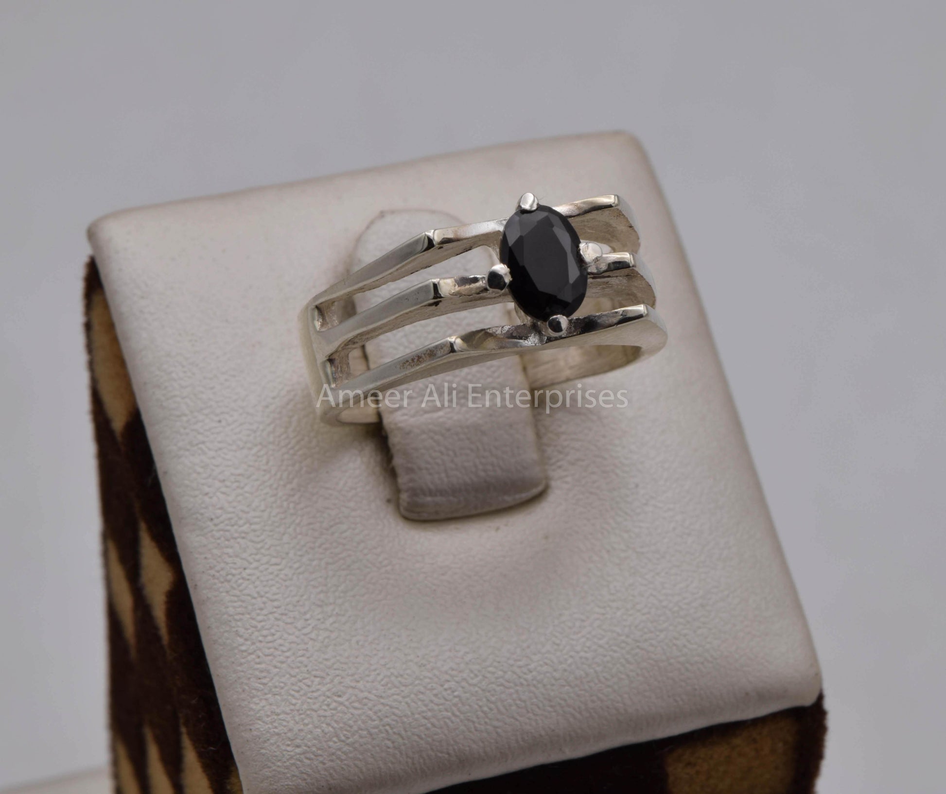 AAE 5703 Chandi Ring 925, Stone: Zircon - AmeerAliEnterprises