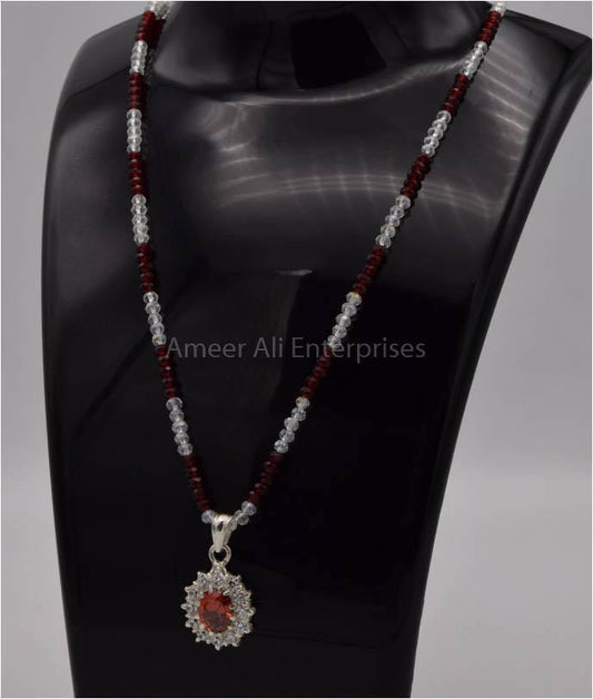 AAE 2339 Chandi Pendant 925, Stone: Zircon - AmeerAliEnterprises