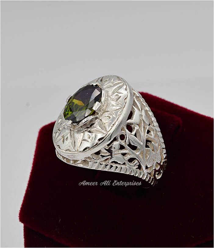 AAE 6559 Chandi Ring 925, Stone: Zircon