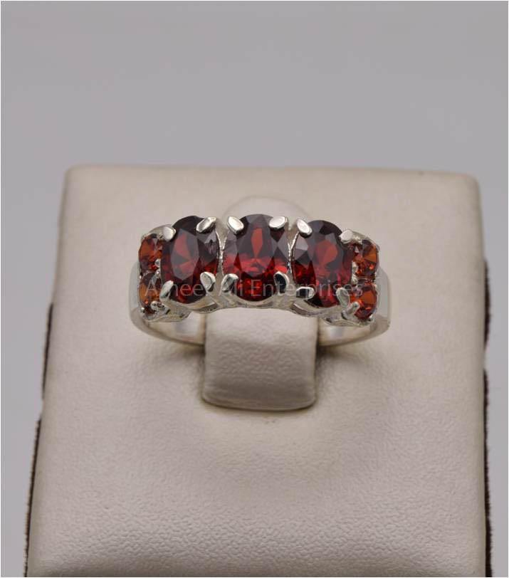 AAE 2522 Chandi Ring 925, Stone: Zircon - AmeerAliEnterprises