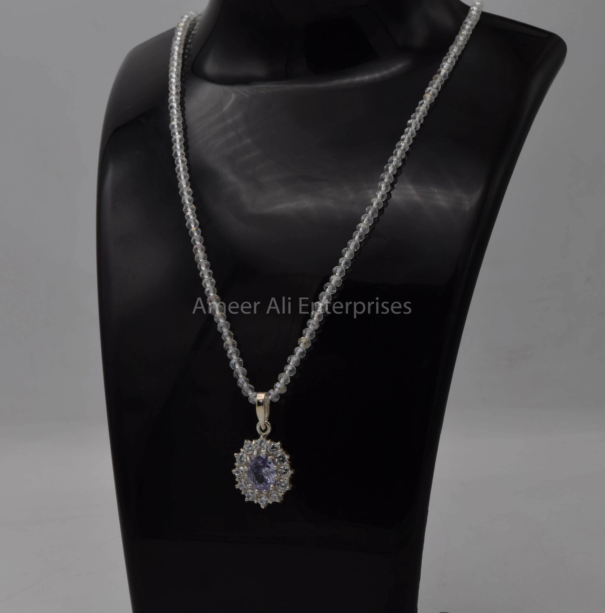 AAE 5729 Chandi Pendant 925, Stone: Zircon - AmeerAliEnterprises