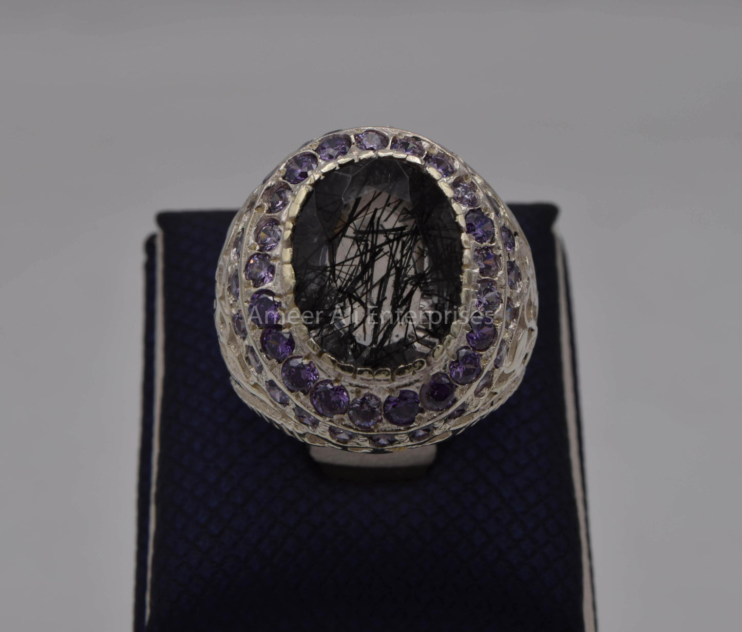 AAE 5651 Chandi Ring, Stone: Moh e Najaf - AmeerAliEnterprises