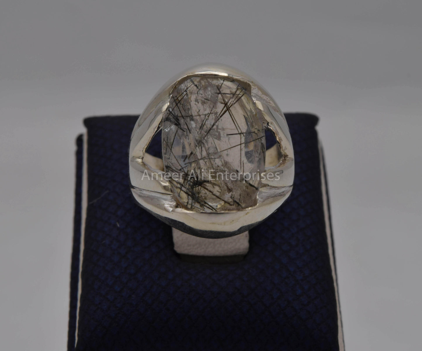 AAE 5642 Chandi Ring, Stone: Moh e Najaf - AmeerAliEnterprises