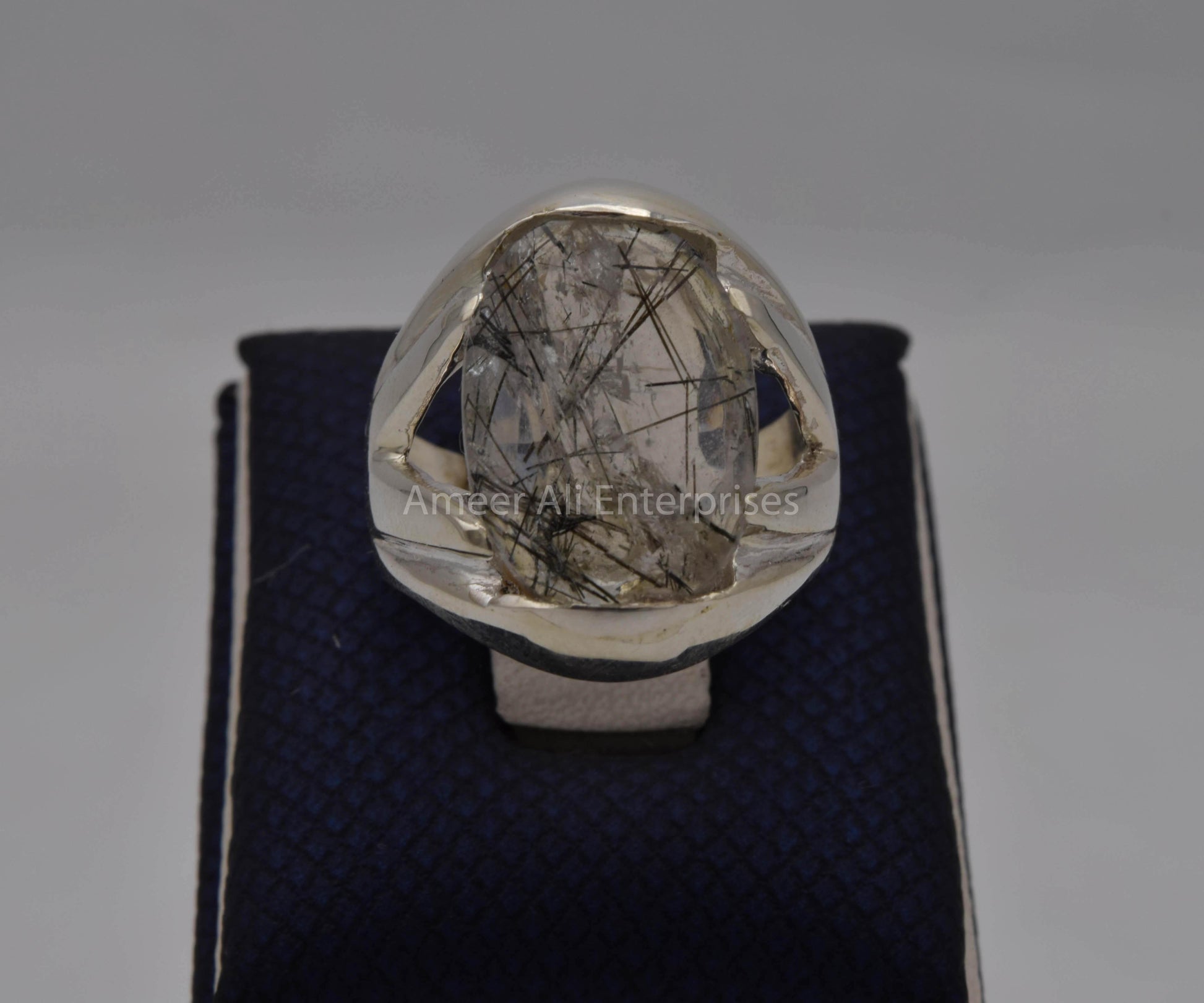 AAE 5642 Chandi Ring, Stone: Moh e Najaf - AmeerAliEnterprises