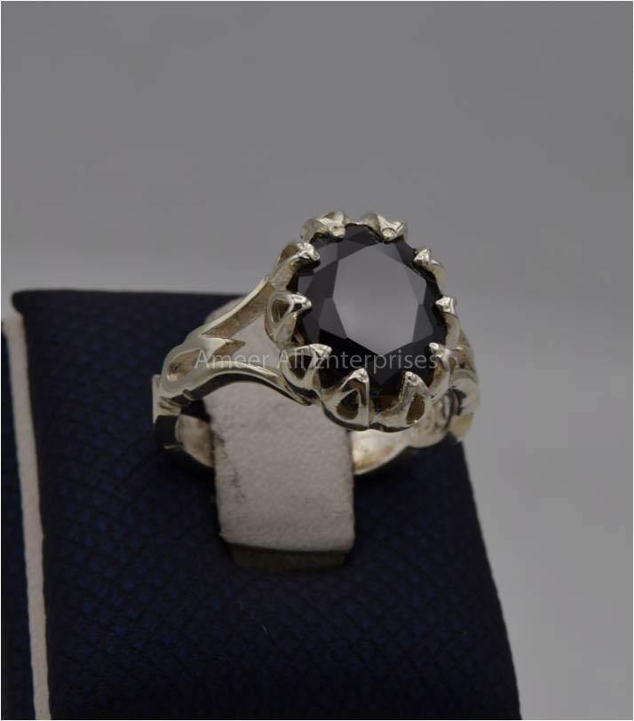 AAE 5633 Chandi Ring 925, Stone: Zircon - AmeerAliEnterprises