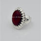 AAE 6566 Chandi Ring 925, Stone: Yamni Aqeeq