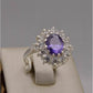AAE 2411 Chandi Ring 925, Stone: Zircon - AmeerAliEnterprises