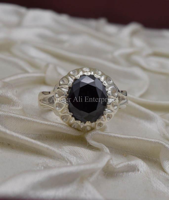 AAE 0305 Chandi Ring 925, Stone: Zircon - AmeerAliEnterprises