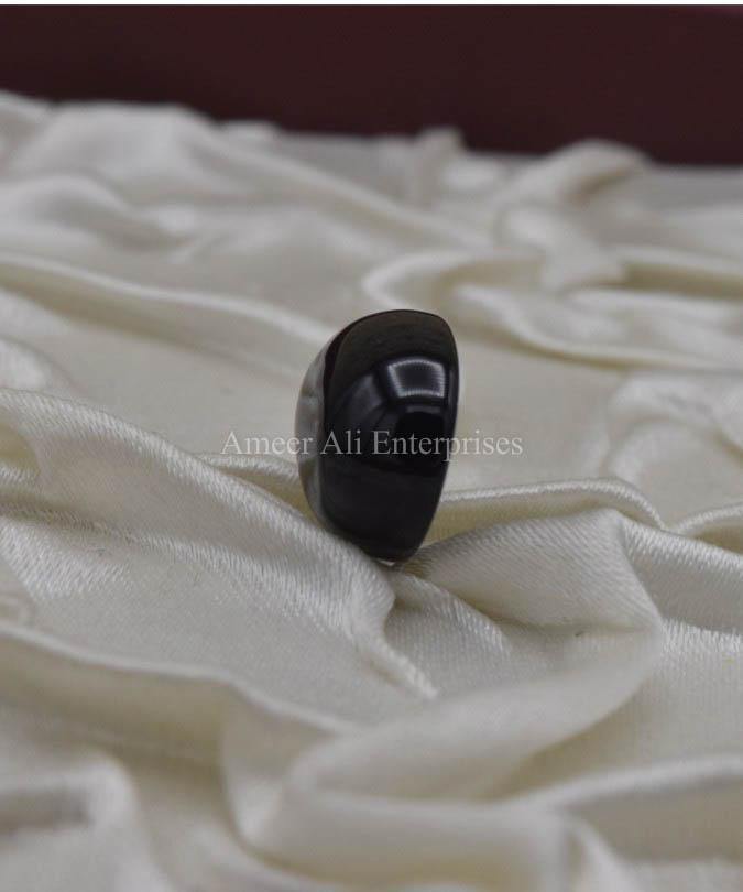 AAE 1385 Black Aqeeq Stone - AmeerAliEnterprises