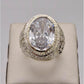 AAE 2483 Chandi Ring 925, Stone: Zircon - AmeerAliEnterprises