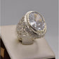 AAE 2483 Chandi Ring 925, Stone: Zircon - AmeerAliEnterprises