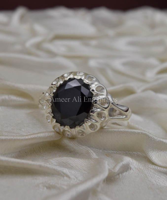AAE 0305 Chandi Ring 925, Stone: Zircon - AmeerAliEnterprises