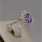 AAE 2411 Chandi Ring 925, Stone: Zircon - AmeerAliEnterprises