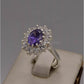 AAE 2411 Chandi Ring 925, Stone: Zircon - AmeerAliEnterprises