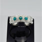 AAE 6578 Chandi Ring 925, Stone: Feroza (Turquoise)