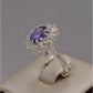 AAE 2411 Chandi Ring 925, Stone: Zircon - AmeerAliEnterprises
