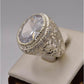 AAE 2483 Chandi Ring 925, Stone: Zircon - AmeerAliEnterprises