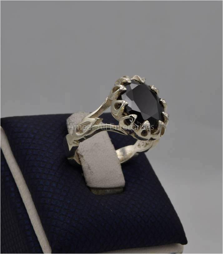 AAE 5633 Chandi Ring 925, Stone: Zircon - AmeerAliEnterprises