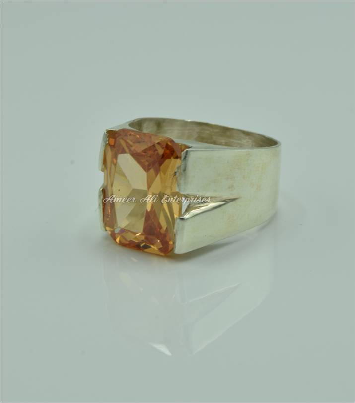 AAE 6879 Chandi Ring 925, Stone: Zircon