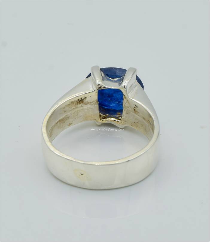 AAE 6255 Chandi Ring 925, Stone: Neelam