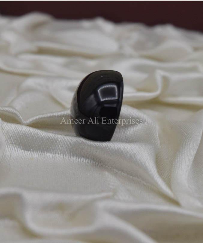 AAE 1386 Black Aqeeq Stone - AmeerAliEnterprises