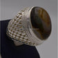 AAE 2311 Chandi Ring 925, Stone: Sulemani Aqeeq - AmeerAliEnterprises