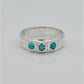 AAE 6578 Chandi Ring 925, Stone: Feroza (Turquoise)